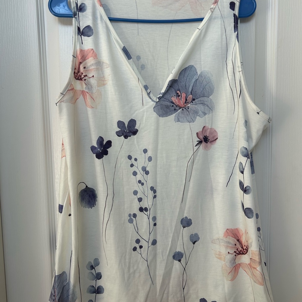 Floral Sleeveless Top